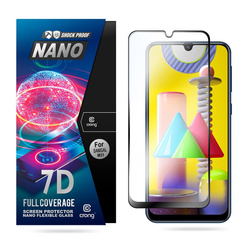 Crong 7D Nano Flexible Glass - Szkło hybrydowe 9H na cały ekran Samsung Galaxy M31 (CRG-7DNANO-SGM31)