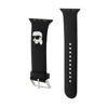 Karl Lagerfeld 3D Rubber Karl Head NFT - Pasek do Apple Watch 38/40/41 mm (czarny) (KLAWMSLKNK)