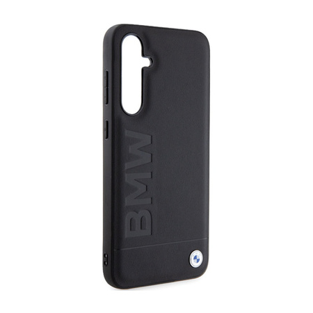 BMW Leather Hot Stamp - Etui Samsung Galaxy S23 FE (czarny) (BMHCS23FESLLBK)