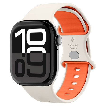 Spigen Nano Pop - Pasek do Apple Watch 44/45/46/49 mm (Orange Beige) (AMP09323)