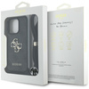 Guess 4G Big Logo Cord Strap Crossbody - Etui do iPhone 16 Pro Max (czarny) (GUHCP16XP4GMGCRK)