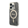 Guess 4G MagSafe - Etui iPhone 14 Pro (Czarny) (GUHMP14LH4STK)