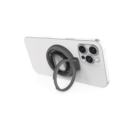 STM MagLoop - Uchwyt MagSafe na palec z funkcją podstawki + otwieracz (szary) (STM-936-327Y-02)