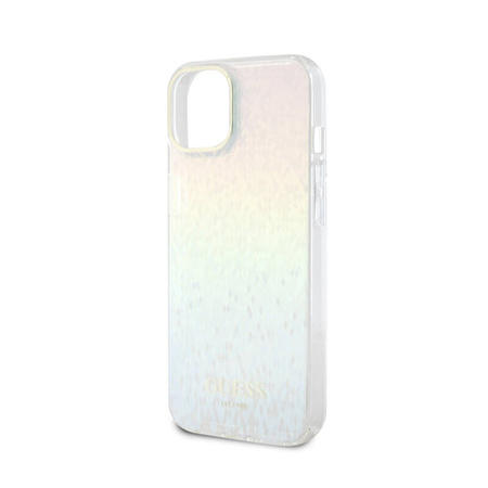 Guess IML Faceted Mirror Disco Iridescent - Etui iPhone 15 (Iridescent) (GUHCP15SHDECMI)