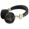 Guess 4G Triangle Round Shape - Bezprzewodowe słuchawki nauszne Bluetooth ENC (czarny) (GUBH70E4PTMK)