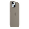 Apple Silicone Case - Silikonowe etui z MagSafe do iPhone 15 (popielaty brąz) (MXPG3ZM/A)