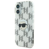 Karl Lagerfeld IML Karl Head Electroplated - Etui iPhone 16 (przezroczysty) (KLHCP16SHKLPKHT)