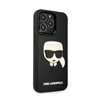 Karl Lagerfeld 3D Rubber Karl's Head - Etui iPhone 13 Pro (czarny) (KLHCP13LKH3DBK)