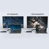 Unitek Przełącznik KVM 2 komputery 2 monitory 4K 13 portów (D1103A01)