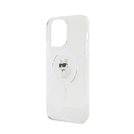 Karl Lagerfeld IML Choupette MagSafe - Etui iPhone 15 Pro Max (przezroczysty) (KLHMP15XHFCCNOT)