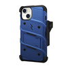 ZIZO BOLT Series - Pancerne etui iPhone 14 ze szkłem 9H na ekran + uchwyt z podstawką (niebieski) (BOLT-IPH14-BLBK)