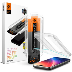 Spigen GLAS.TR EZ Fit Pro - Szkło hartowane do iPhone 17 / 17 Pro / 16 Pro (AGL10097)