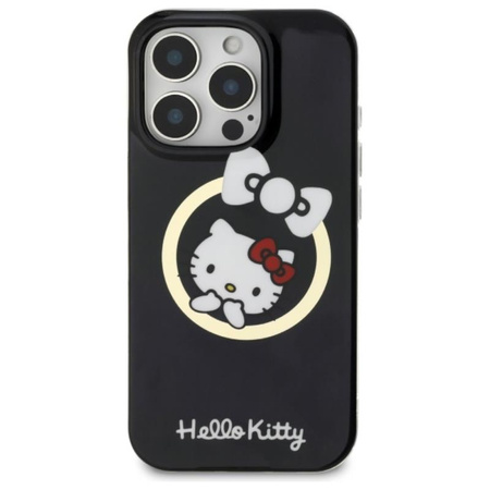 Hello Kitty IML Fun Bow MagSafe - Etui iPhone 16 Pro Max (czarny) (HKHMP16XHFLBK)