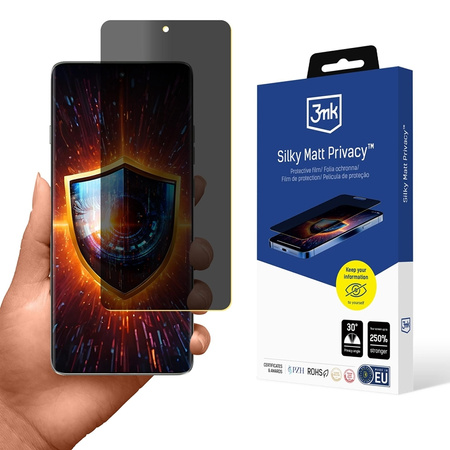 3mk Silky Matt Privacy - Matowa folia prywatyzująca do Motorola Edge 60 Pro (3MK_5903108662277)