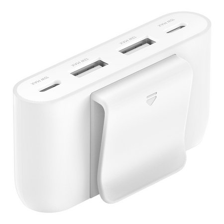 Belkin Hub 4 port USB Power Extender 2xC 2xA 30W Biały (BUZ001BT2MWHB7)