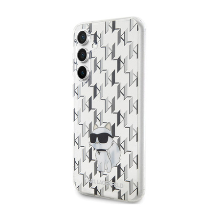 Karl Lagerfeld Monogram Choupette - Etui Samsung Galaxy S23 FE (przezroczysty) (KLHCS23FEHNCMKLT)