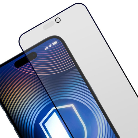 3mk Matowe szkło hartowane z filtrem prywatyzującym do iPhone 16 iPhone 15