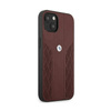 BMW Leather Curve Perforate HC - Etui iPhone 13 (czerwony) (BMHCP13MRSPPR)