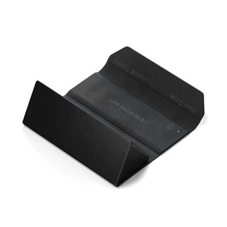 Satechi FindAll Glasses Case - etui na okulary ze skóry wegańskiej z lokalizatorem kompatybilne z Apple Find My (black) (ST-LFAGCK)