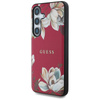 Guess Grained Printed Flower Pattern MagSafe - Etui do Samsung Galaxy S25 (fuksja) (GUHMS25SPGNMPLMF)