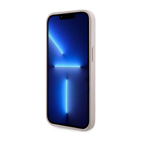 Guess GCube Stripes MagSafe - Etui iPhone 14 (Różowy) (GUHMP14SHGCFSEP)