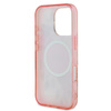 Guess IML Flower & Tonal Circle MagSafe - Etui iPhone 16 Pro Max (różowy) (GUHMP16XHFWBDCEP)