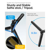 Spigen S560W Bluetooth Selfie Stick Tripod - Statyw na smartfon / uchwyt selfie stick (Czarny) (AMP05813)