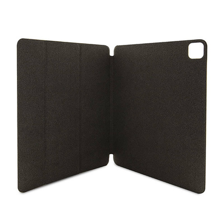 Guess 4G Stripe Allover - Etui iPad Pro 12.9" (2022-2020) (Brązowy) (GUFCP12PS4SGW)