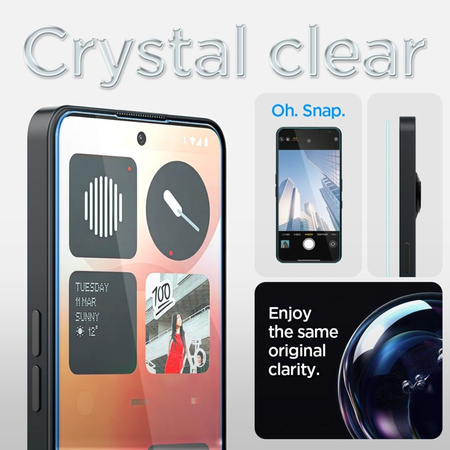 Spigen GLAS.TR EZ FIT - Szkło hartowane do Nothing Phone 3a / 3a Pro (AGL09429)