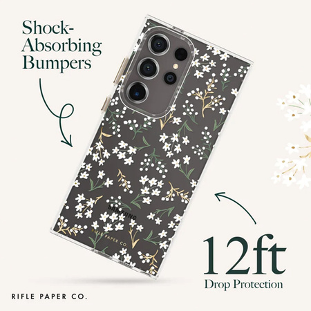 Rifle Paper Clear - Etui Samsung Galaxy S24 Ultra (Petite Fleurs) (RP053566)