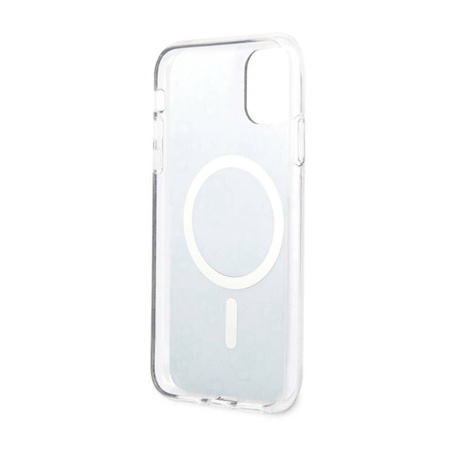 Guess 4G MagSafe - Etui iPhone 11 (Czarny) (GUHMN61H4STK)