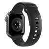PURO ICON - Elastyczny pasek do Apple Watch 38/40/41/42 mm (S/M & M/L) (Black) (PUICNAW40BLK)