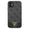 Guess 4G Triangle Collection - Etui iPhone 11 (szary) (GUHCN61PU4GHBK)