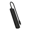 Satechi 7-in-1 USB-C Slim Multiport Adapter with Ethernet - adapter do urządzeń mobilnych (USB-C PD, 2x USB-A, HDMI 4K, Ethernet, czytnik kart micro/SD) (black) (ST-P7SK)