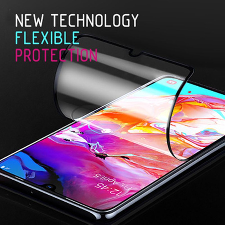 Crong 7D Nano Flexible Glass - Szkło hybrydowe 9H na cały ekran Xiaomi Redmi 7 (CRG-7DNANO-XR7)