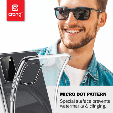 Crong Crystal Slim Cover - Etui Xiaomi Mi Note 10 / Mi Note 10 Pro (przezroczysty) (CRG-CRSLIM-XRMIN10P-TRS)