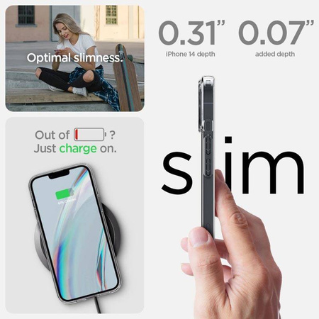 Spigen Crystal Pack - Zestaw etui + 2 x szkło do iPhone 15 Plus / iPhone 14 Plus (Przezroczysty) (ACS04922)