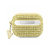 Guess Rhinestone Triangle Charm - Etui AirPods Pro (złoty) (GUAPHDGTPD)