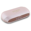 Guess Elongated Metalic Printed Logo - Słuchawki Bluetooth TWS + etui ładujące (różowy) (GUTWSC2MCDSP)