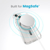 Speck Gemshell Grip + MagSafe - Etui do iPhone 16e / iPhone 15 / iPhone 14 / iPhone 13 (Clear / Chrome Finish) (150494-3223)
