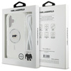 Karl Lagerfeld Crossbody IML Karl Head MagSafe - Etui iPhone 16 (przezroczysty) (KLHMP16SHCKHNT)