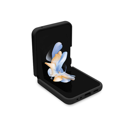 Karl Lagerfeld Silicone Ikonik - Etui Samsung Z Flip 5 (czarny) (KLHCZF5SNIKBCK)