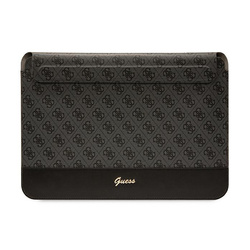 Guess 4G Stripe Metal Logo Computer Sleeve - Etui na notebooka 14" (Czarny) (GUCS14PS4SGK)
