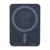 Guess 4G Strassed Metal Logo MagSafe - Power Bank indukcyjny 3000 mAh 5W MagSafe (czarny) (GUPBM3AL4DMK)