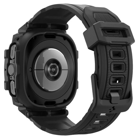 Spigen Rugged Armor Pro - Pasek + etui do Samsung Galaxy Watch Ultra 47 mm (Matte Black) (ACS08427)