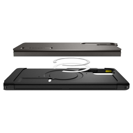 Spigen Tough Armor MagSafe - Etui do Samsung Galaxy S25 Ultra (Gunmetal) (ACS08965)