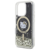 Hello Kitty Liquid Glitter Fever MagSafe - Etui iPhone 16 Pro (czarny / złoty) (HKHMP16LLGDIK)
