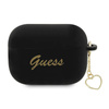 Guess Silicone Heart Charm - Etui AirPods Pro 2 (czarny) (GUAP2LSCHSK)