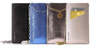 PURO GLAM Chain - Etui uniwersalne do smartfonów z 2 kieszeniami na karty w/gold chain XL (niebieski) (PGPCCHAIN2XL)