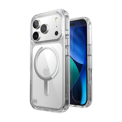 Speck Presidio Perfect Clear MagSafe - Etui iPhone 17 Pro (Clear / Silver) (150972-3240)
